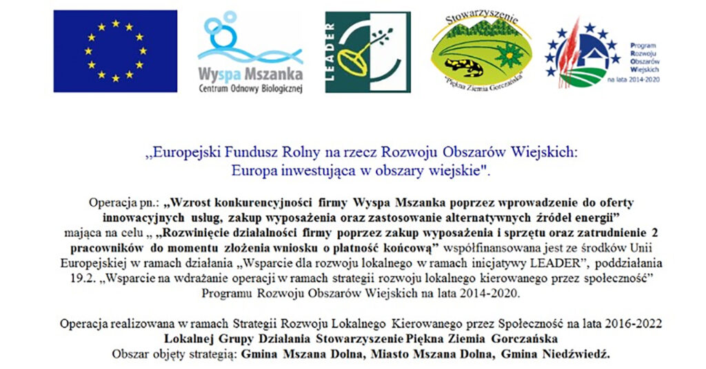 Wyspa Mszanka Centrum Odnowy Biologicznej